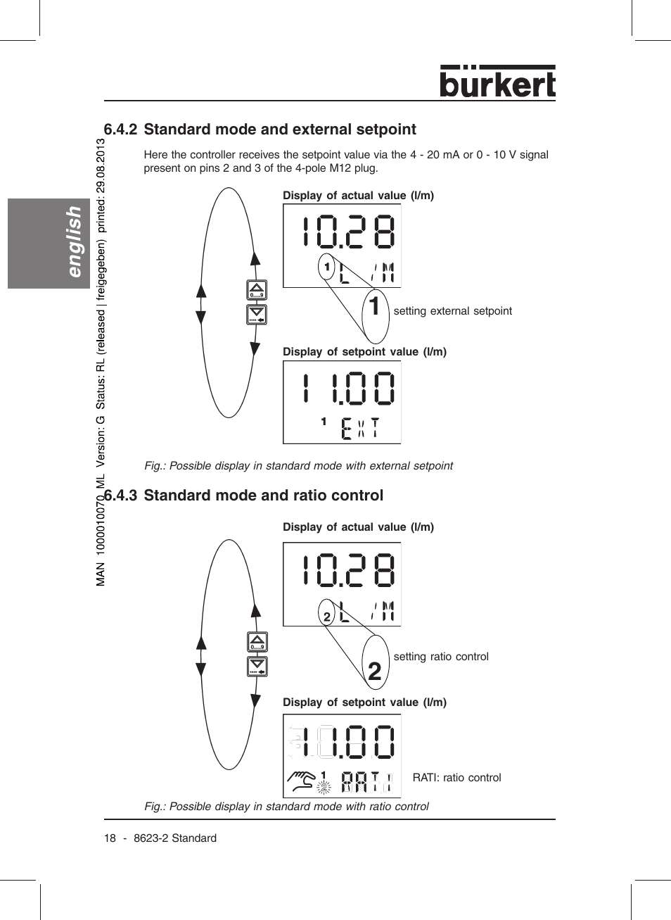 English | Burkert Type 8623 User Manual | Page 20 / 130