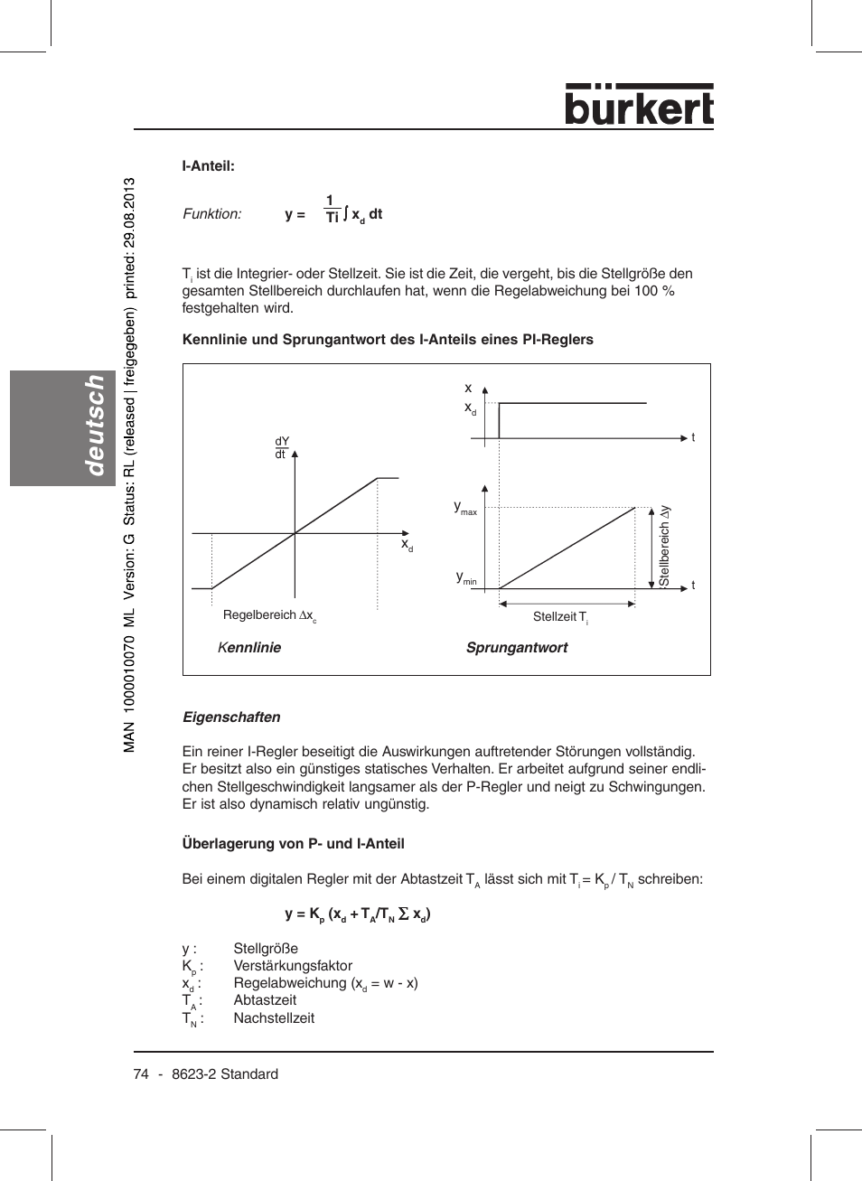 Deutsch | Burkert Type 8623 User Manual | Page 76 / 130