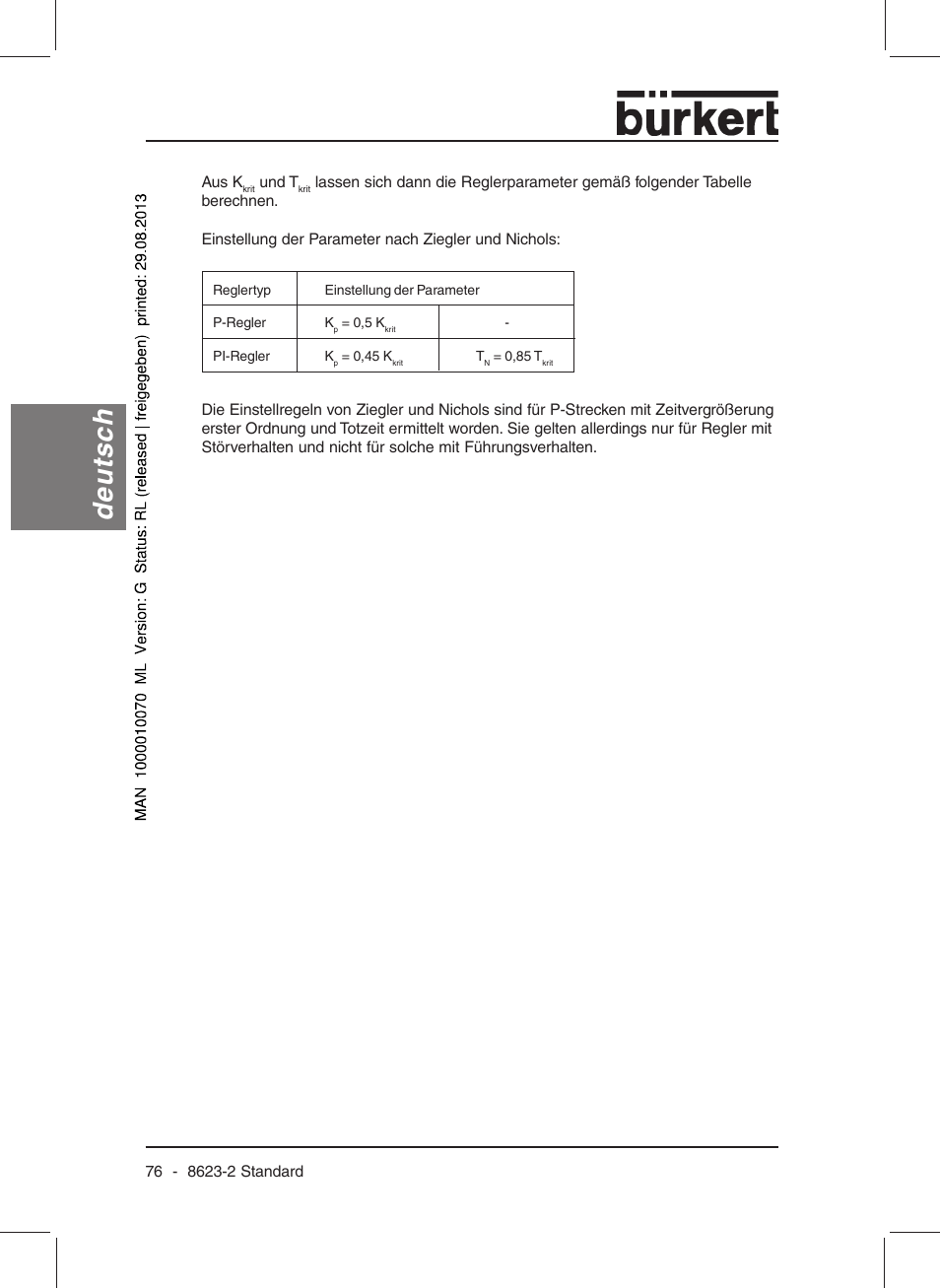 Deutsch | Burkert Type 8623 User Manual | Page 78 / 130