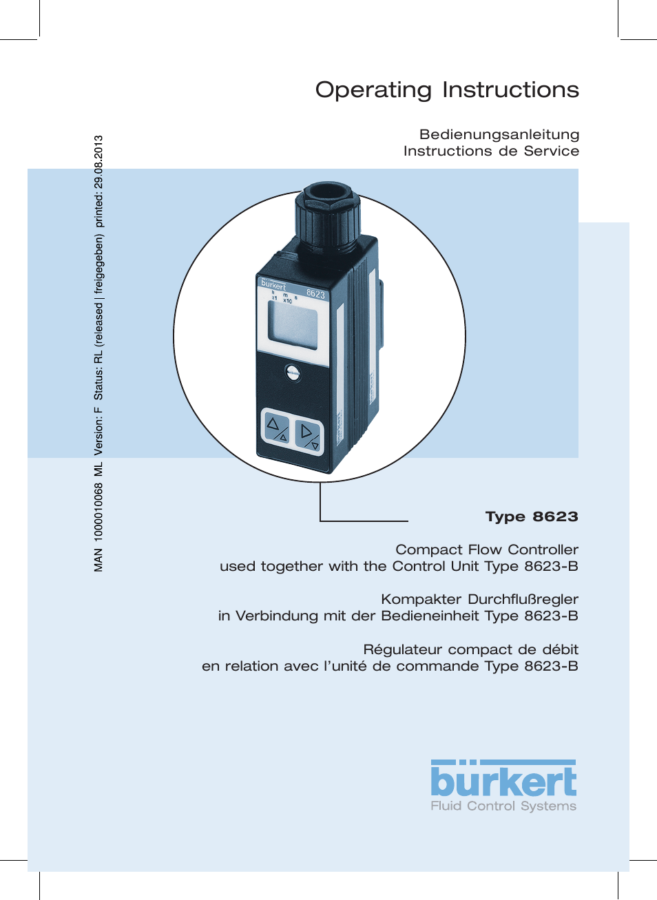 Burkert Type 8623 User Manual | 90 pages