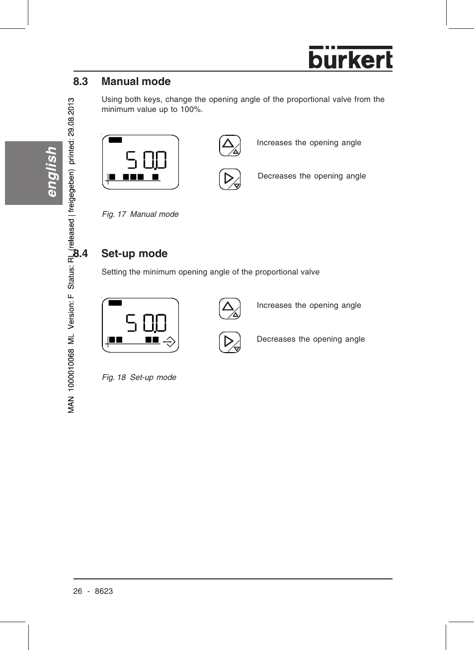 English | Burkert Type 8623 User Manual | Page 28 / 90