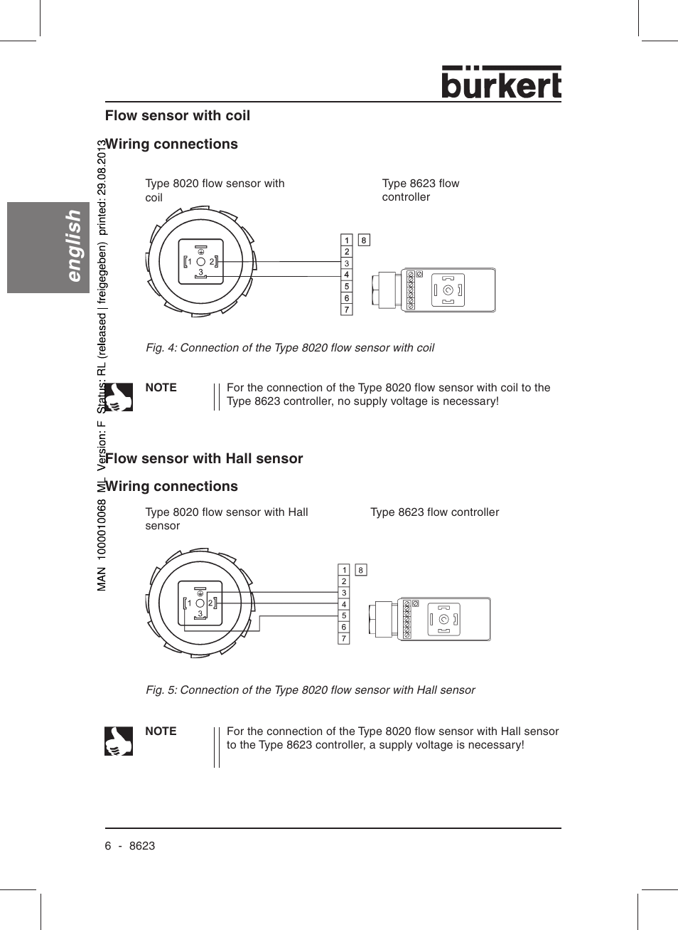 English | Burkert Type 8623 User Manual | Page 8 / 90