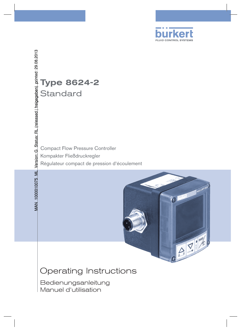 Burkert Type 8624 User Manual | 124 pages