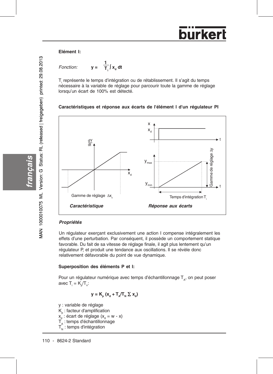 Français | Burkert Type 8624 User Manual | Page 112 / 124