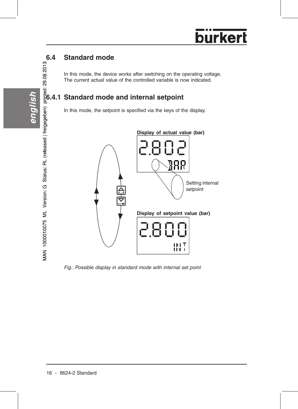 English | Burkert Type 8624 User Manual | Page 18 / 124
