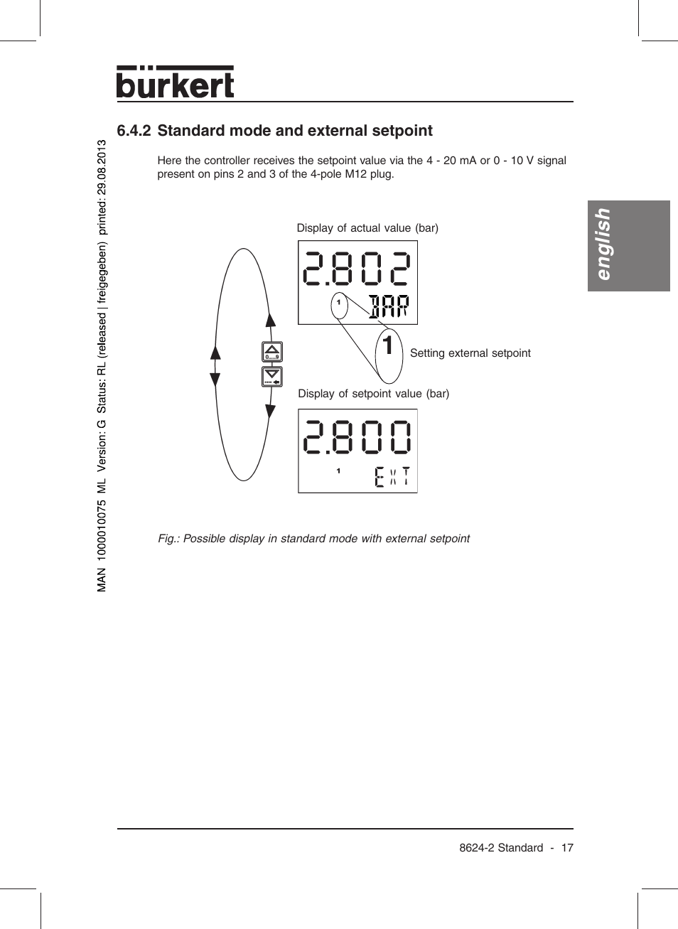 English | Burkert Type 8624 User Manual | Page 19 / 124