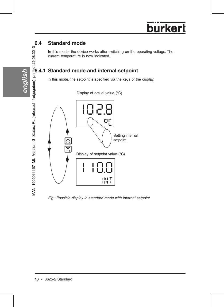 English | Burkert Type 8625 User Manual | Page 18 / 118