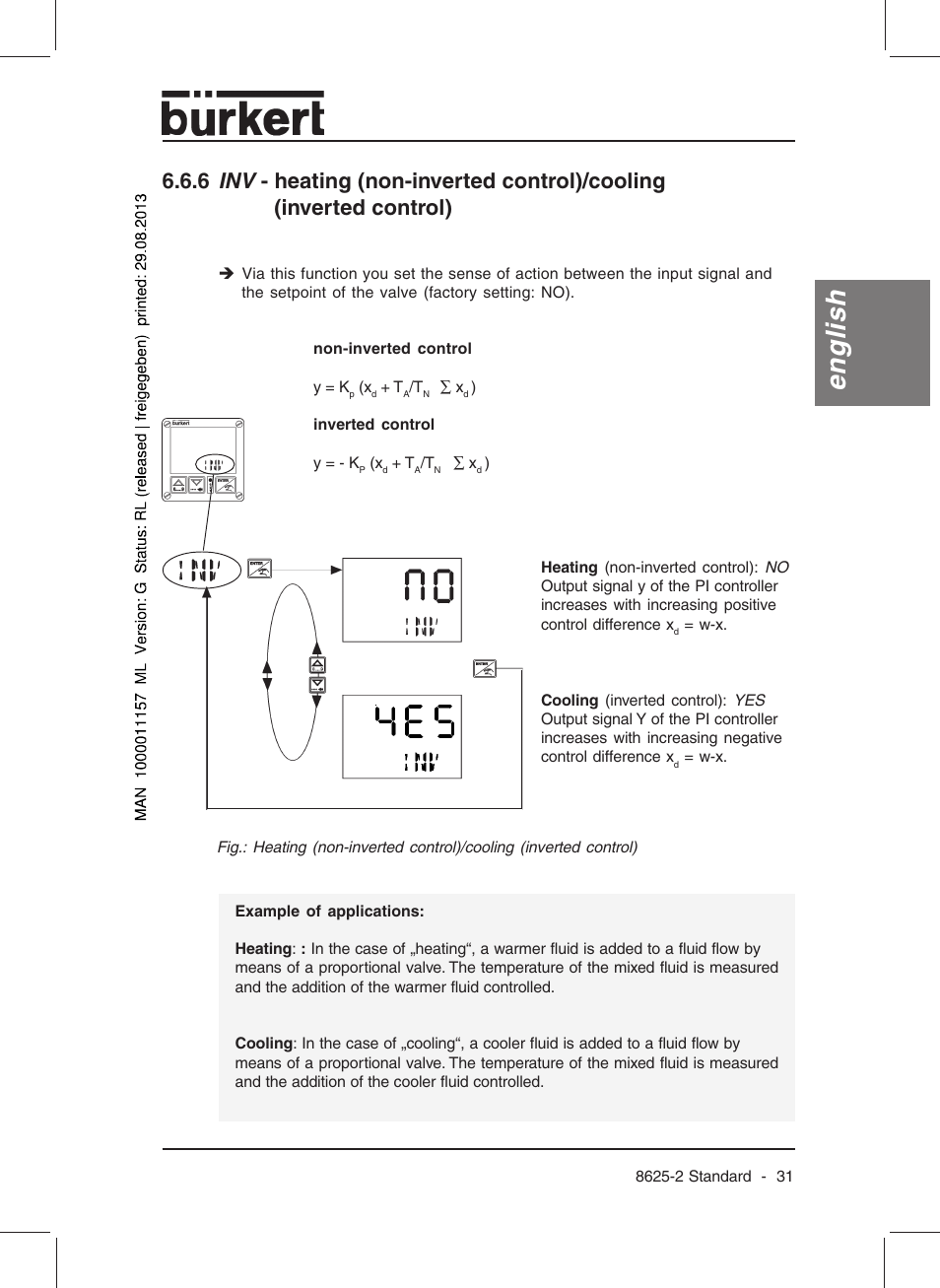 English | Burkert Type 8625 User Manual | Page 33 / 118