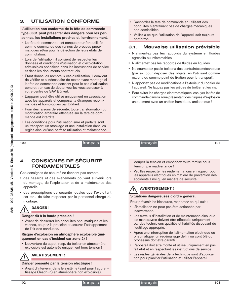Burkert Type 8681 User Manual | Page 28 / 40