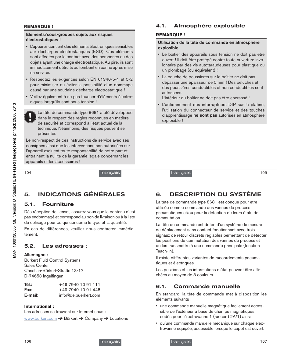 Burkert Type 8681 User Manual | Page 29 / 40