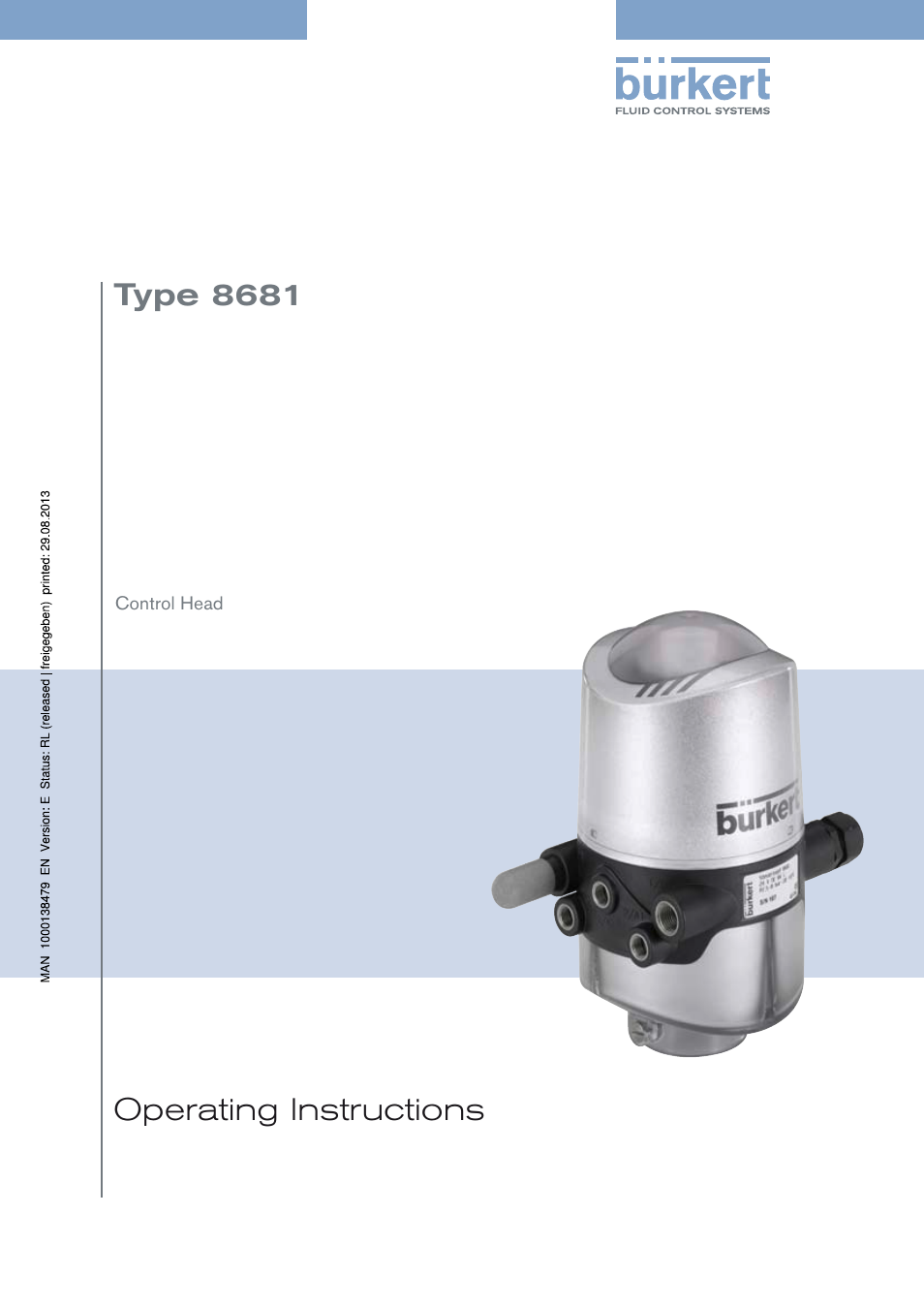 Burkert Type 8681 User Manual | 90 pages