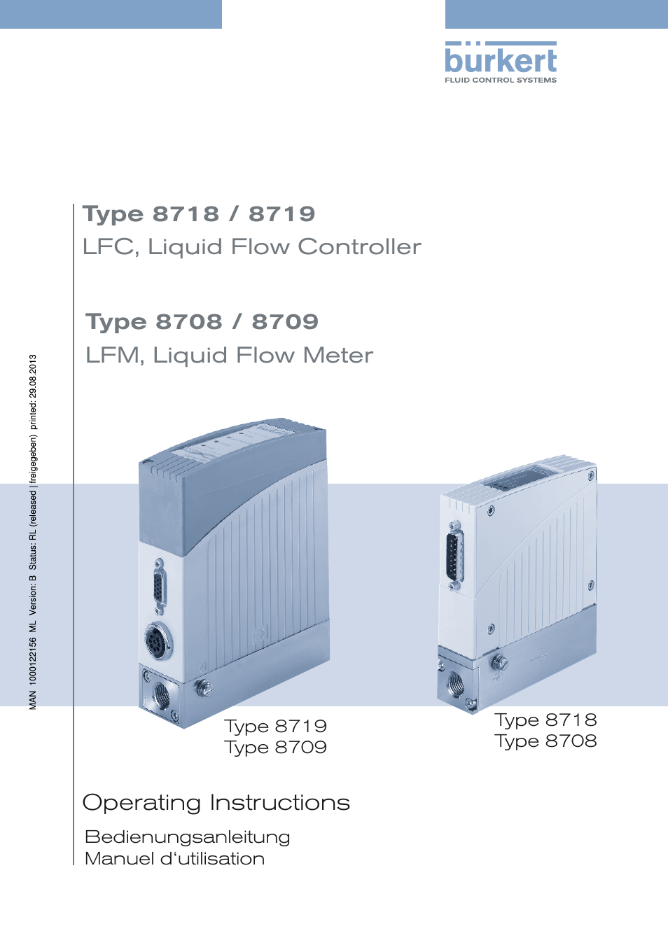 Burkert Type 8709 User Manual | 154 pages