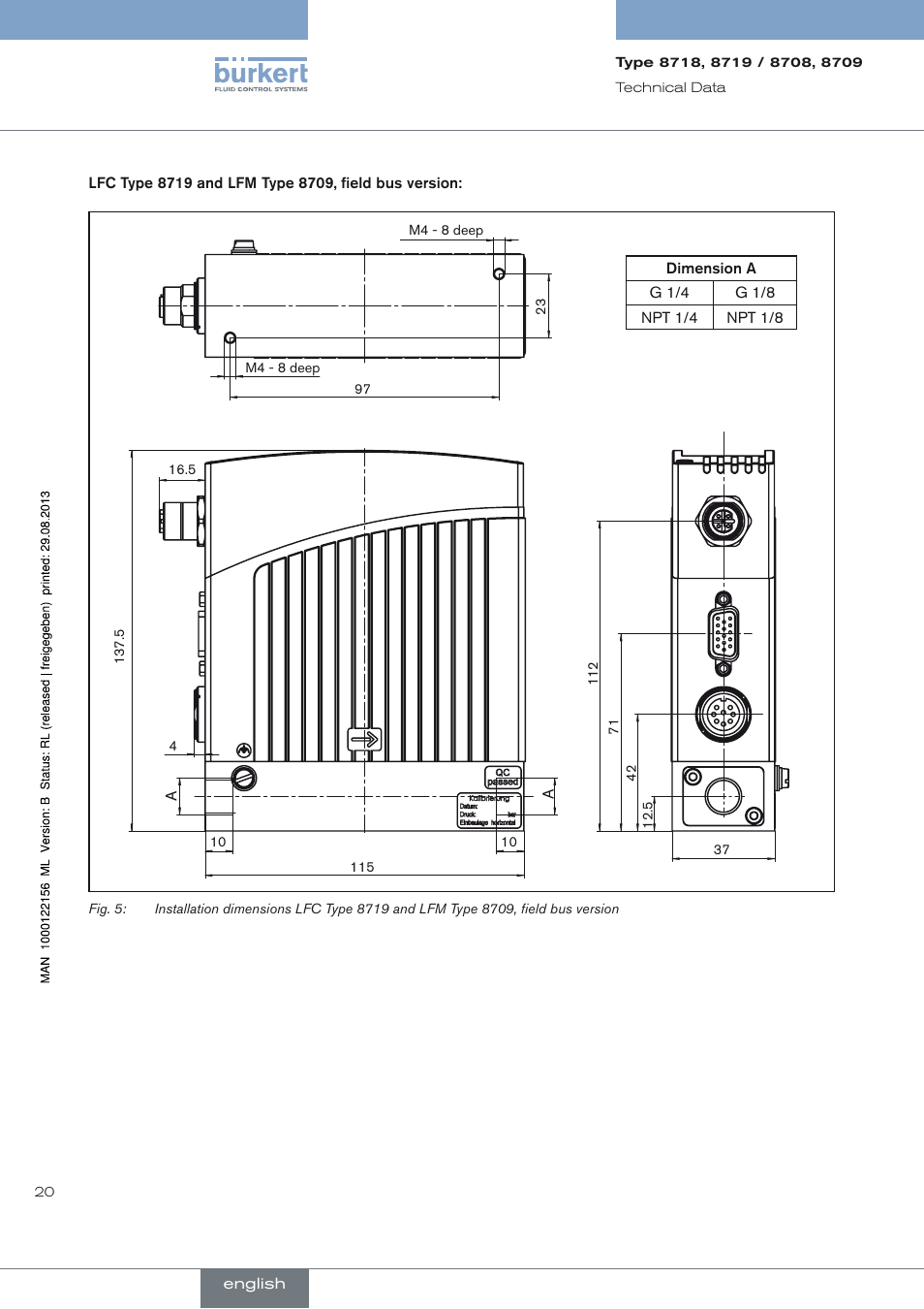 Burkert Type 8709 User Manual | Page 20 / 154
