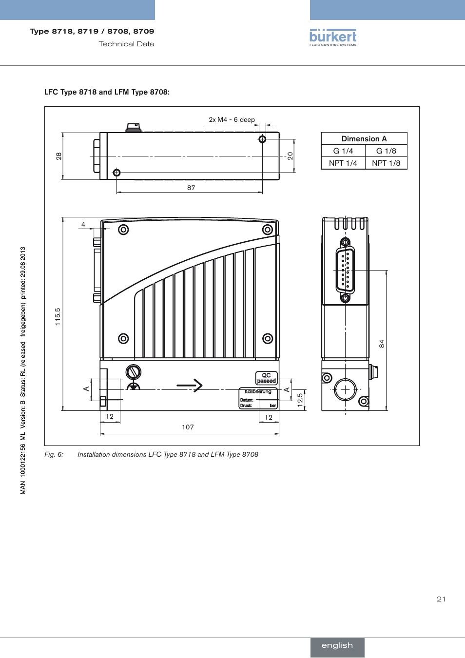 Burkert Type 8709 User Manual | Page 21 / 154