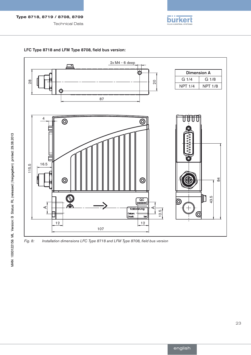 Burkert Type 8709 User Manual | Page 23 / 154