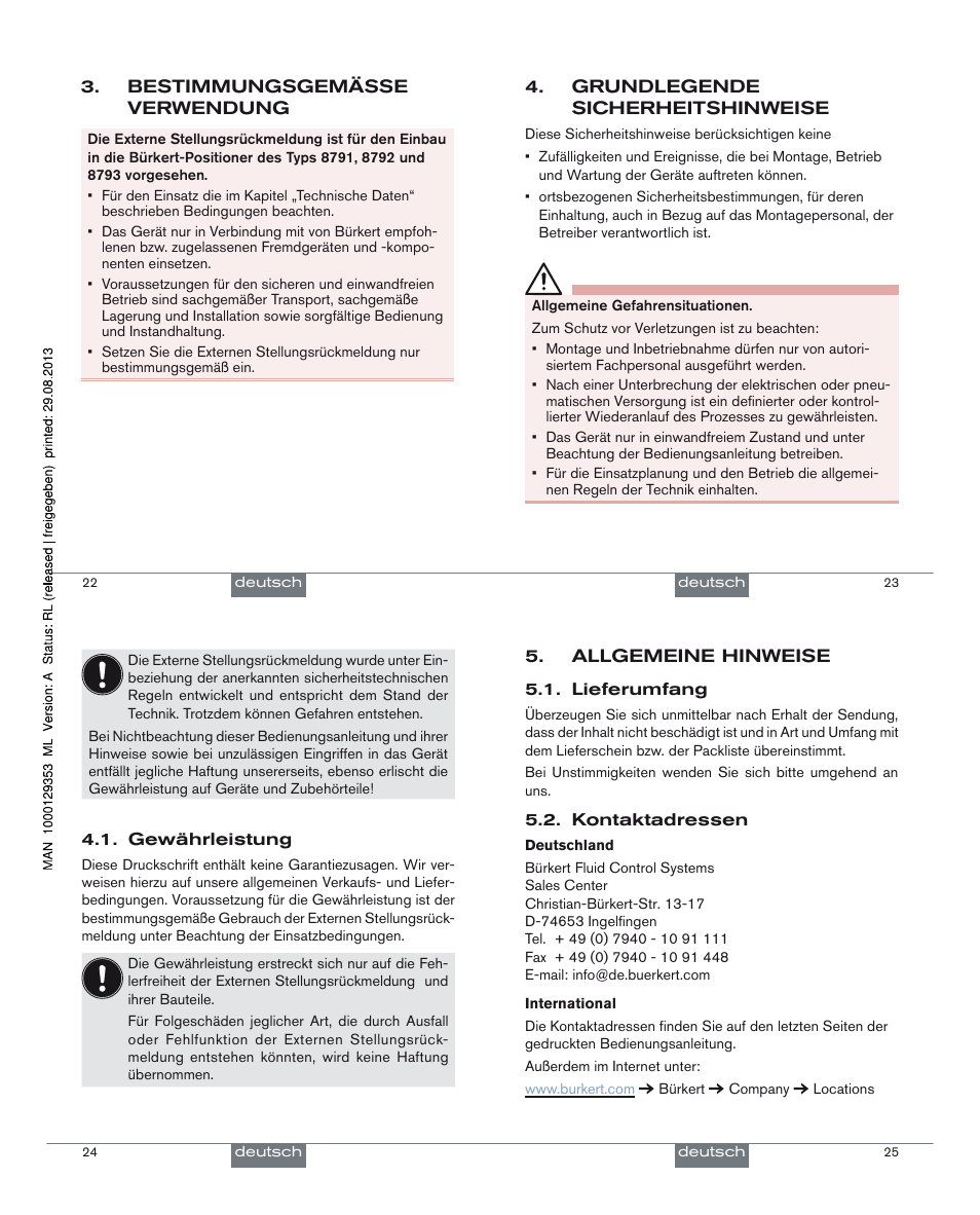 Burkert Type 8793 User Manual | Page 7 / 15