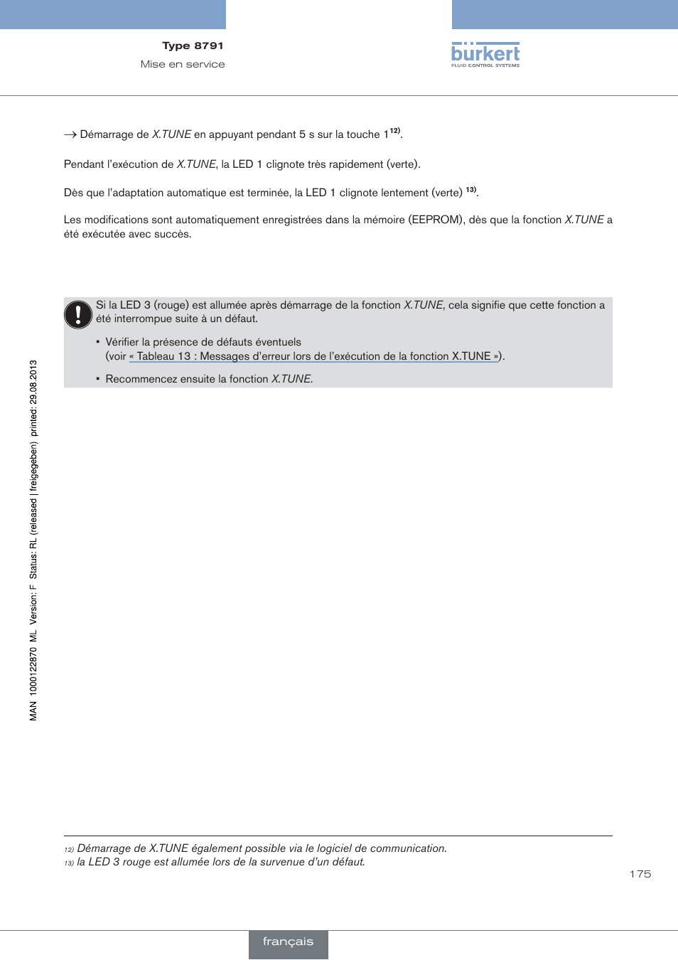Burkert Type 8791 User Manual | Page 175 / 184