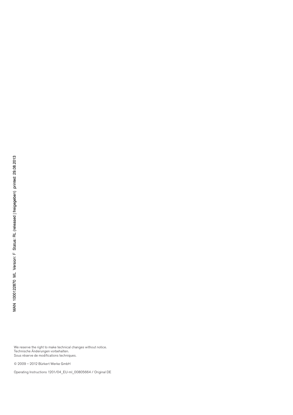 Burkert Type 8791 User Manual | Page 2 / 184