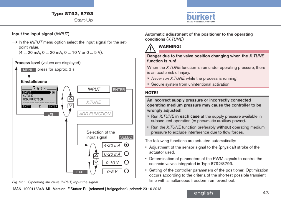 Burkert Type 8793 User Manual | Page 43 / 136