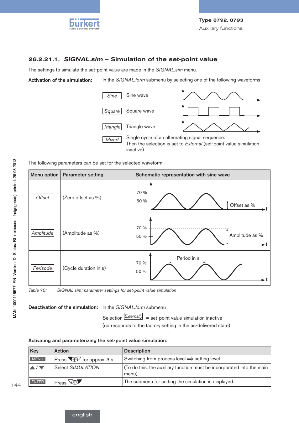 Burkert Type 8793 User Manual | Page 144 / 252