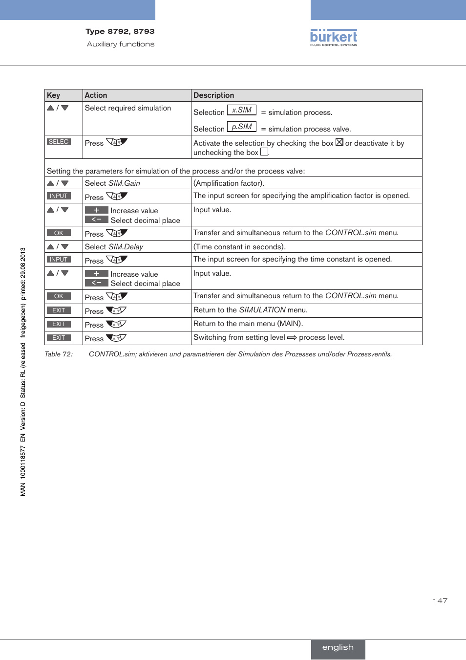 Burkert Type 8793 User Manual | Page 147 / 252