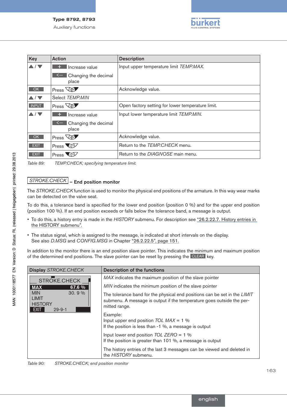 Burkert Type 8793 User Manual | Page 163 / 252