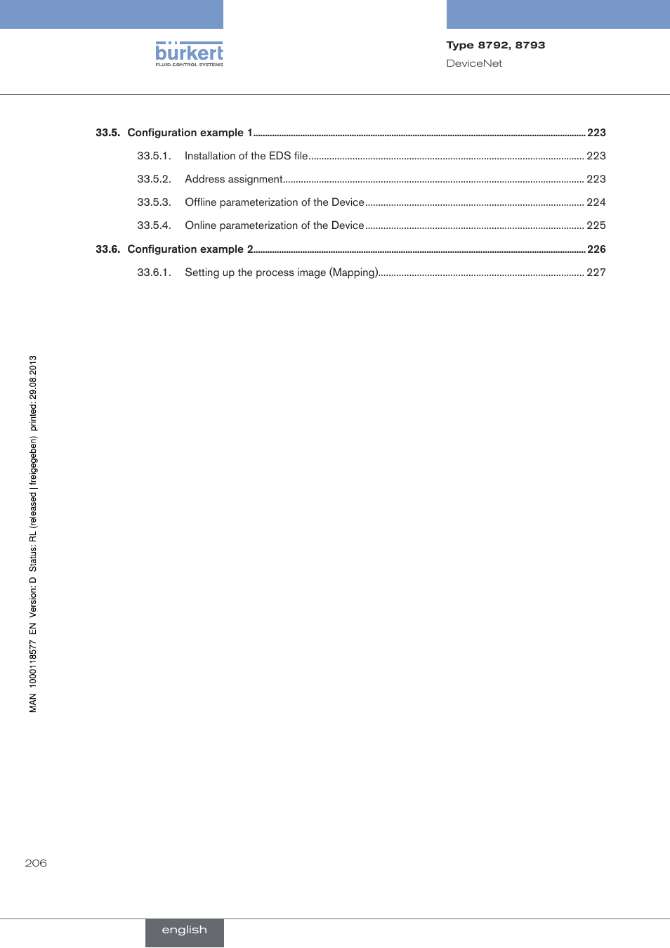 Burkert Type 8793 User Manual | Page 206 / 252