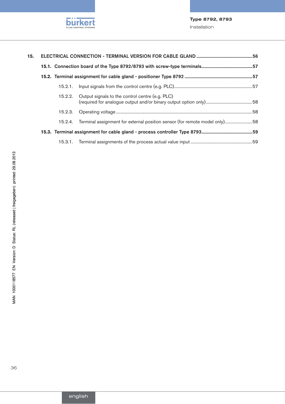 Burkert Type 8793 User Manual | Page 36 / 252