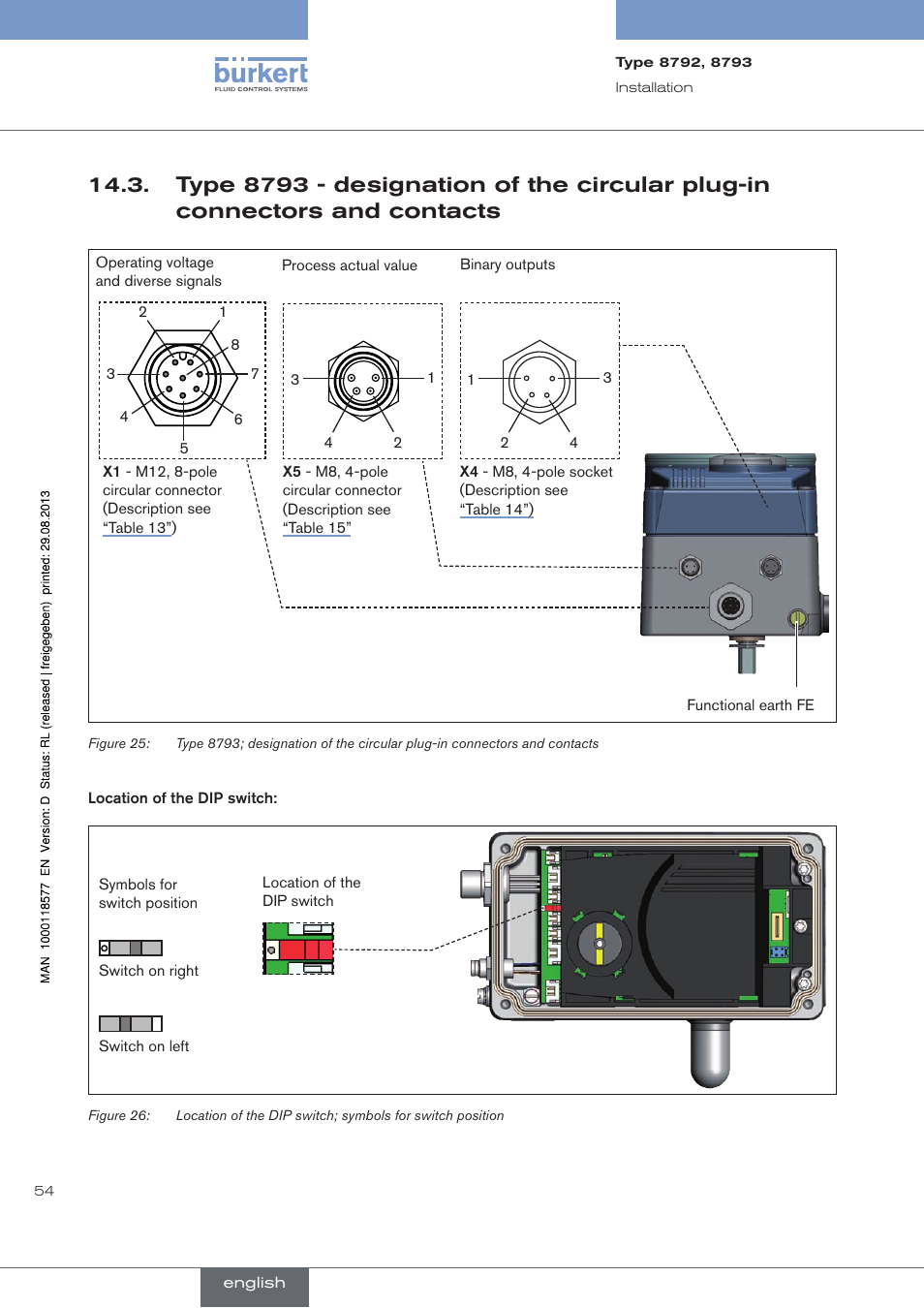 Burkert Type 8793 User Manual | Page 54 / 252