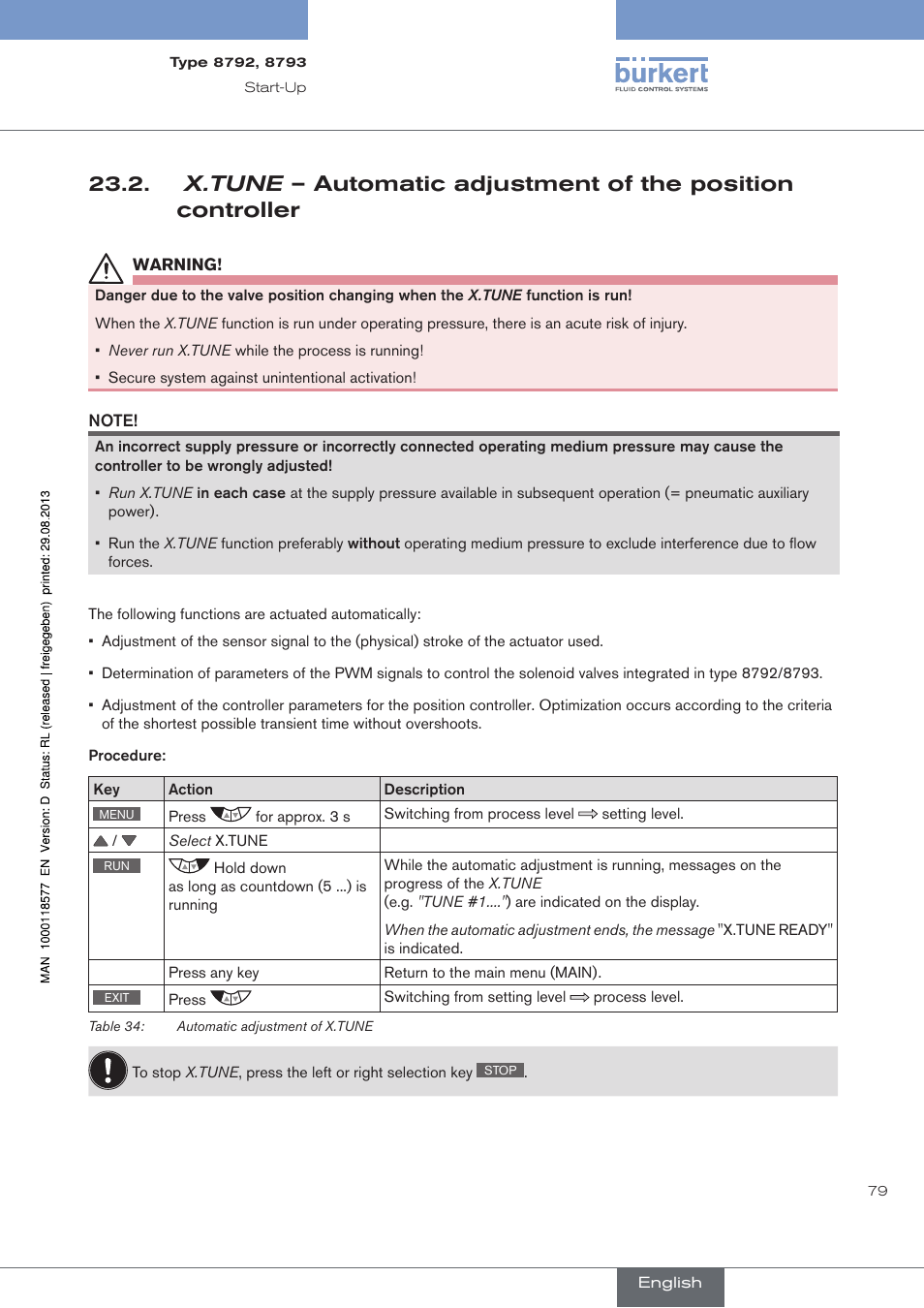 Burkert Type 8793 User Manual | Page 79 / 252