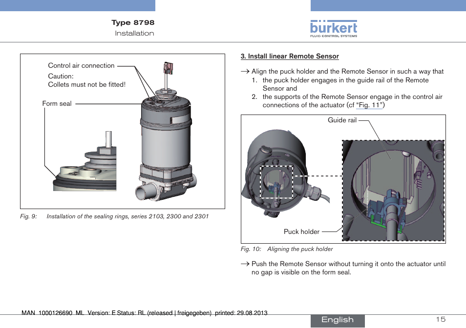Burkert Type 8798 User Manual | Page 15 / 106