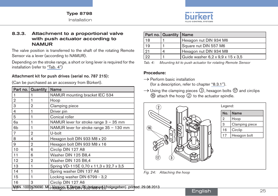Burkert Type 8798 User Manual | Page 25 / 106