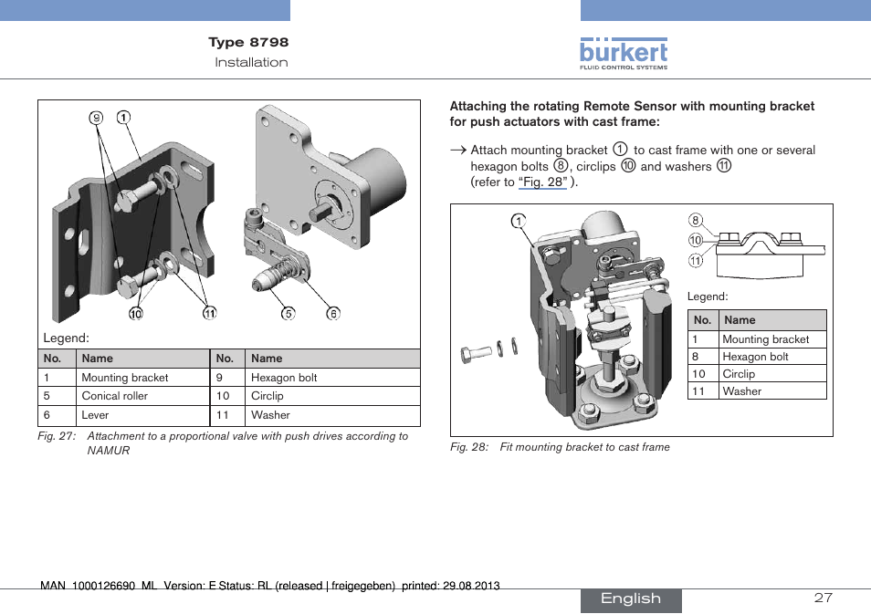 Refer to “fig. 27”) | Burkert Type 8798 User Manual | Page 27 / 106