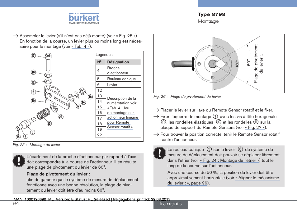 Burkert Type 8798 User Manual | Page 94 / 106