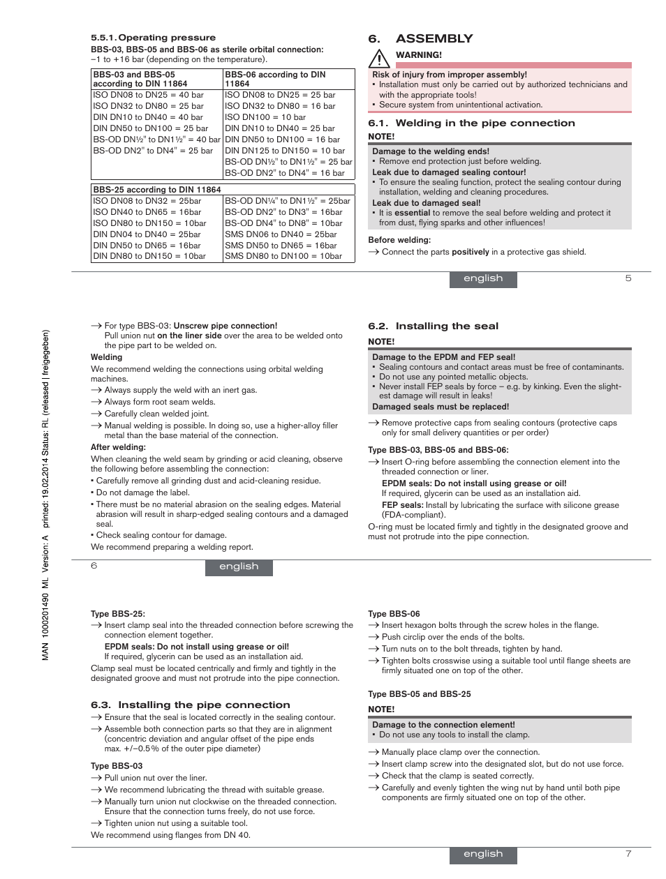 Burkert Type BBS-25 User Manual | Page 3 / 12