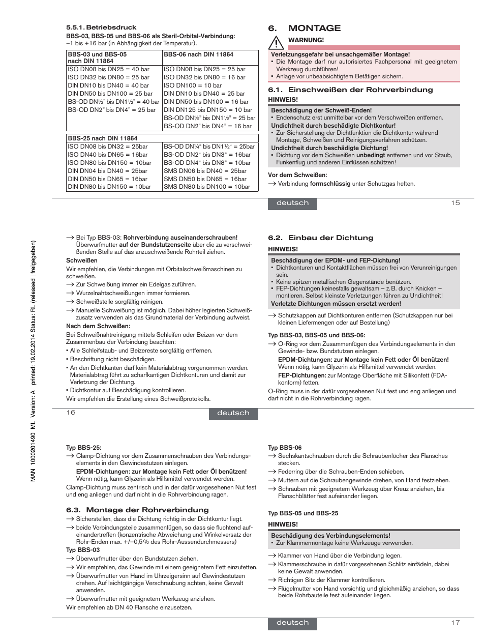 Burkert Type BBS-25 User Manual | Page 7 / 12