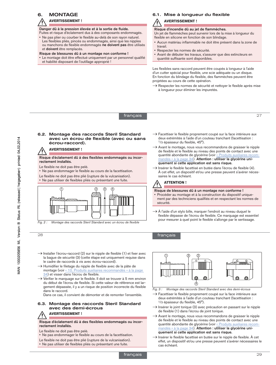Montage | Burkert Type BBS-4S User Manual | Page 13 / 15