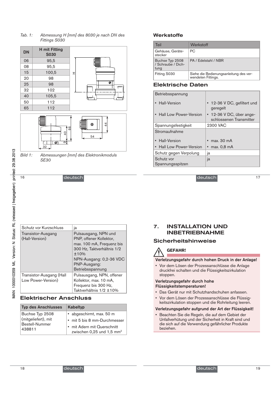 Burkert Type 8030 User Manual | Page 14 / 27