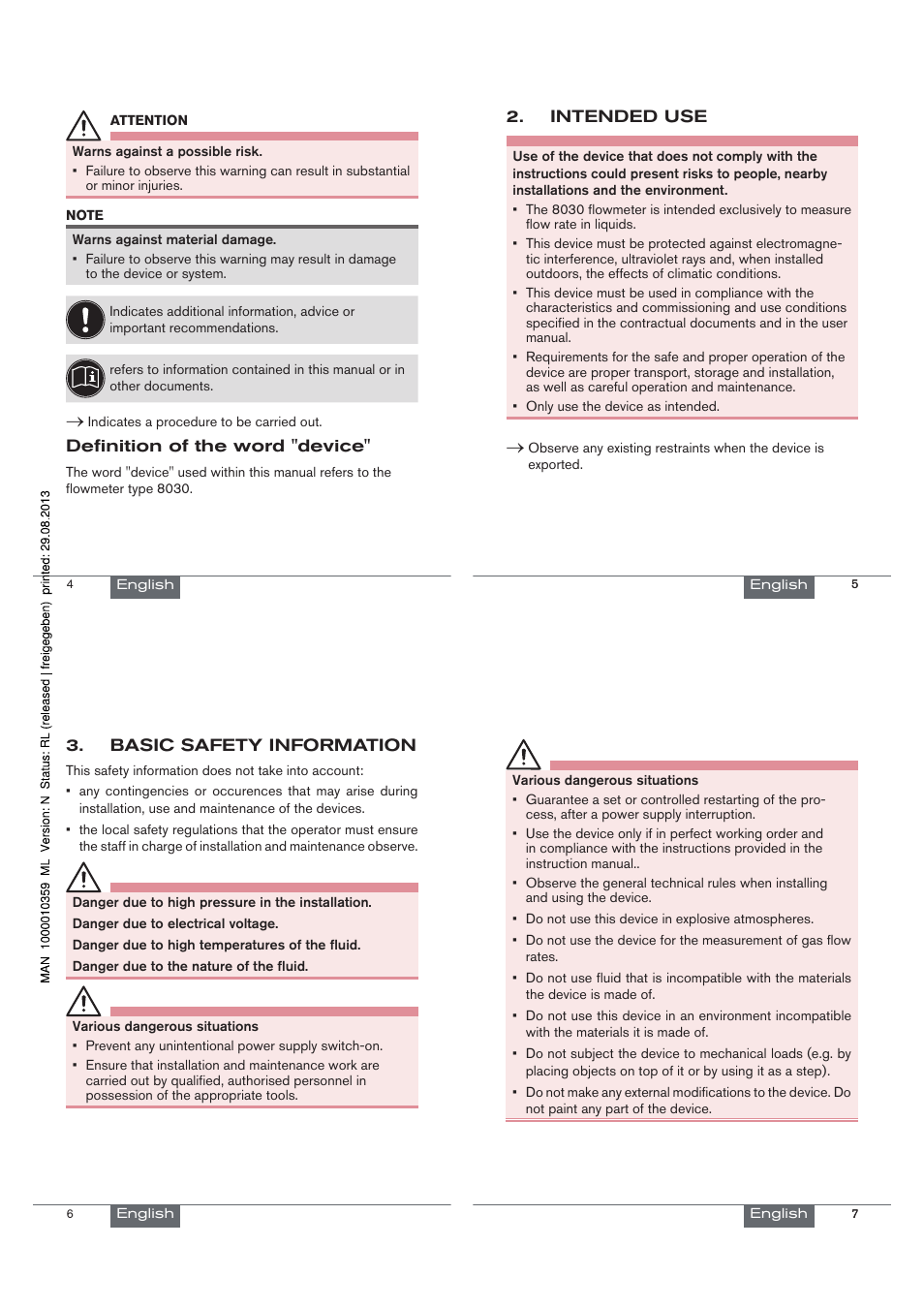 Burkert Type 8030 User Manual | Page 2 / 27