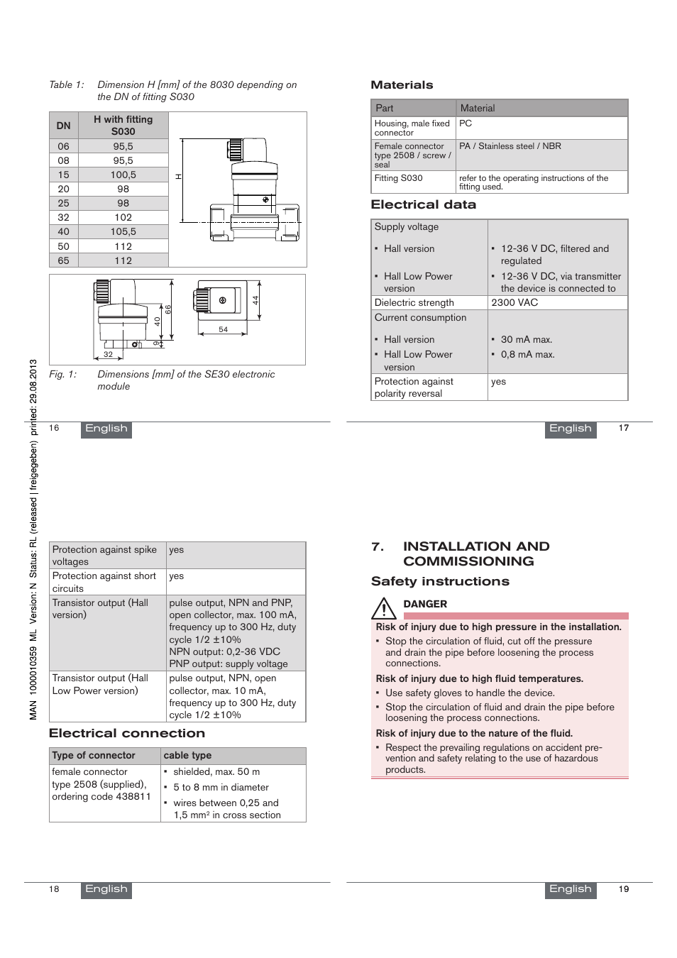 Burkert Type 8030 User Manual | Page 5 / 27