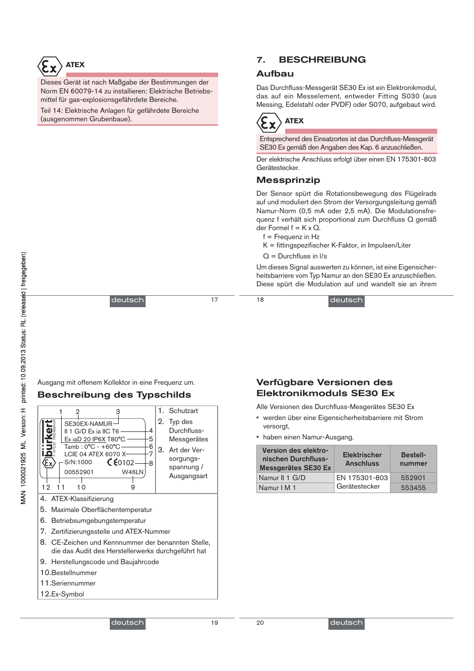 Burkert Type SE30EX User Manual | Page 15 / 30