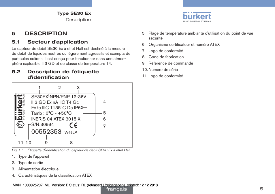 Burkert Type 8030 User Manual | Page 21 / 28