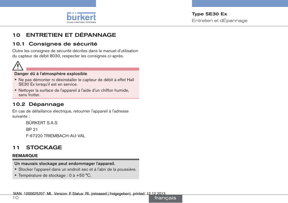 Burkert Type 8030 User Manual | Page 26 / 28