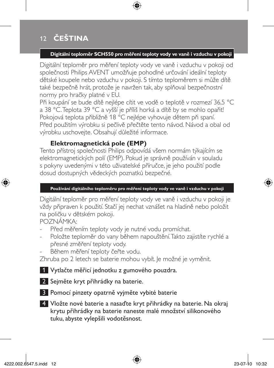 Philips SCH550 User Manual | Page 12 / 54