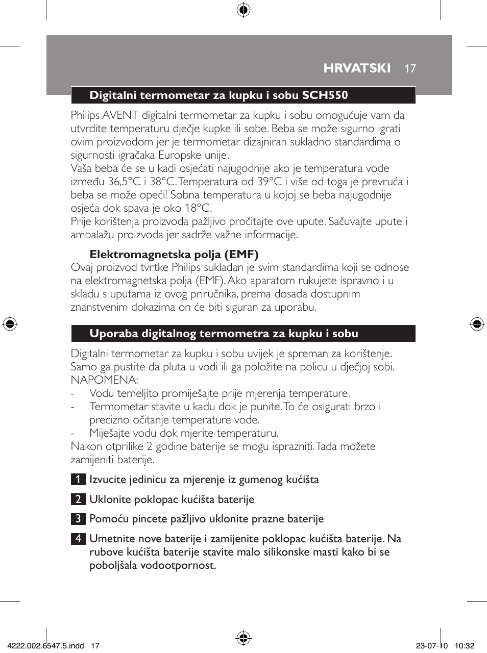 Philips SCH550 User Manual | Page 17 / 54