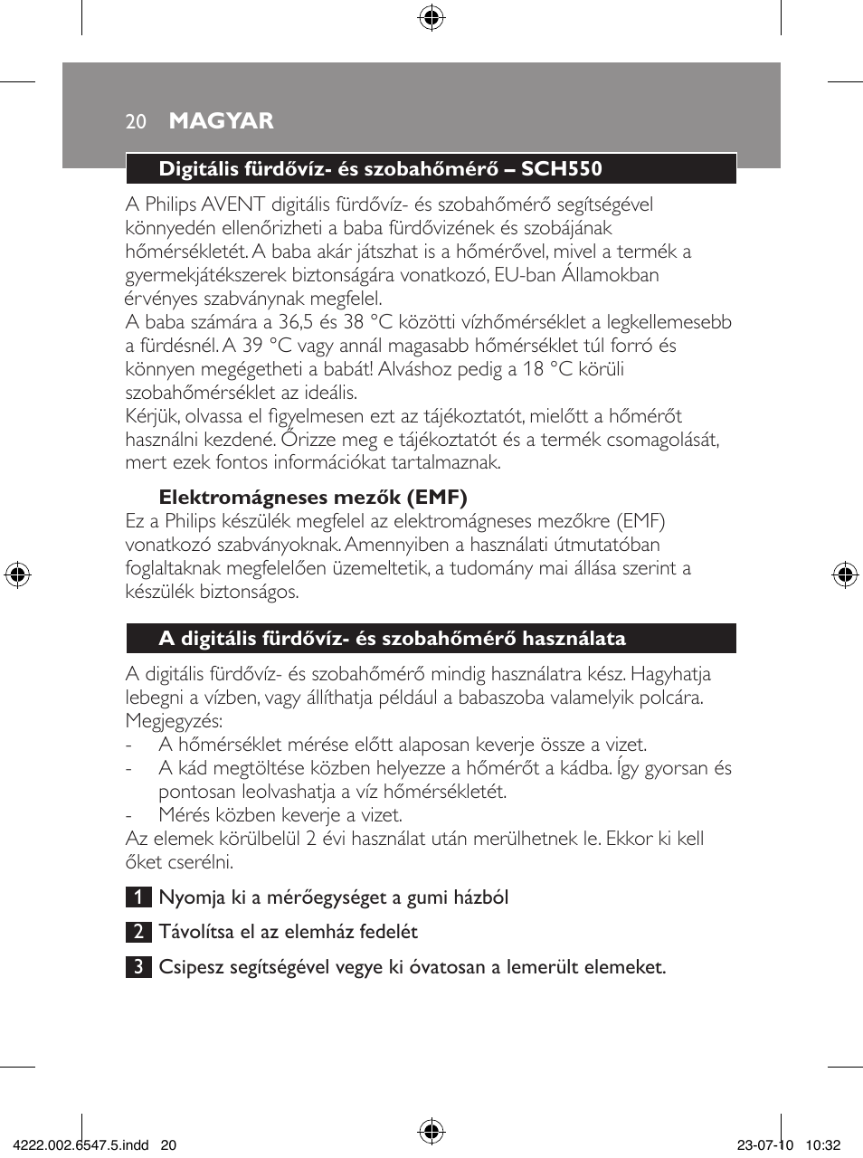 Philips SCH550 User Manual | Page 20 / 54