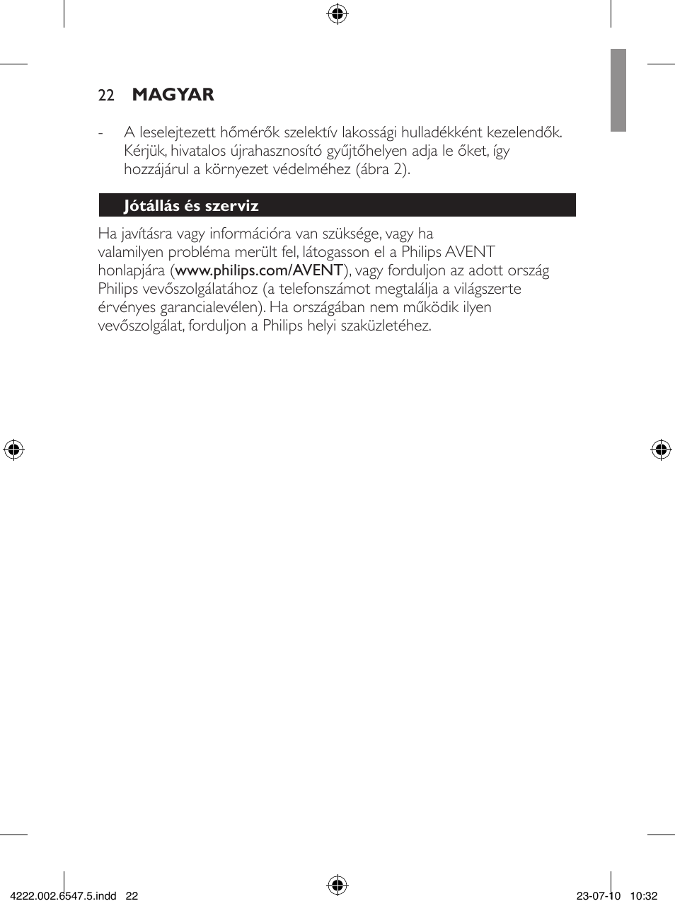 Philips SCH550 User Manual | Page 22 / 54