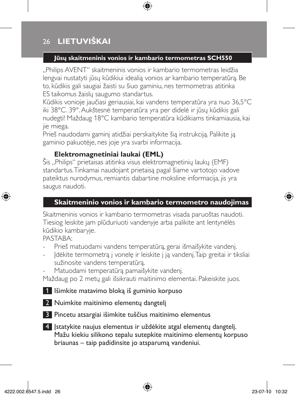 Philips SCH550 User Manual | Page 26 / 54