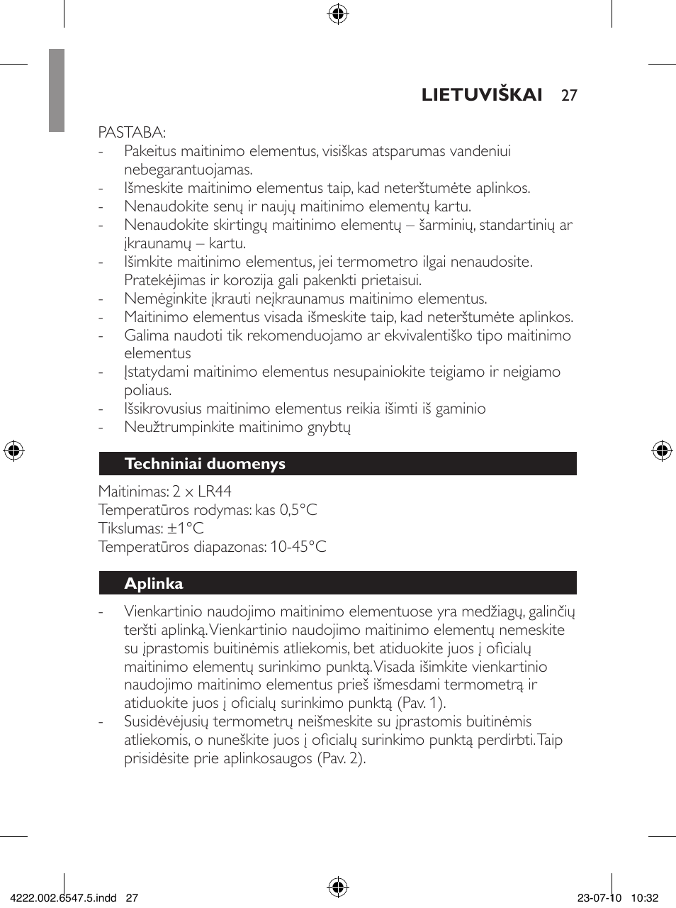 Philips SCH550 User Manual | Page 27 / 54