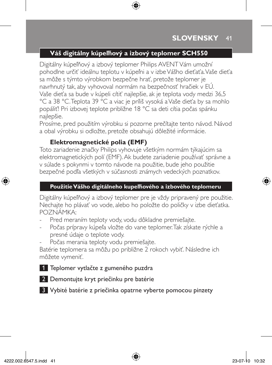 Philips SCH550 User Manual | Page 41 / 54